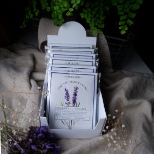 Lavender Perfume Drawer Sachets - 6 x Boxed