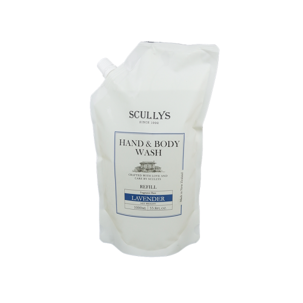 Lavender Hand & Body Wash Refill Pouch 1L