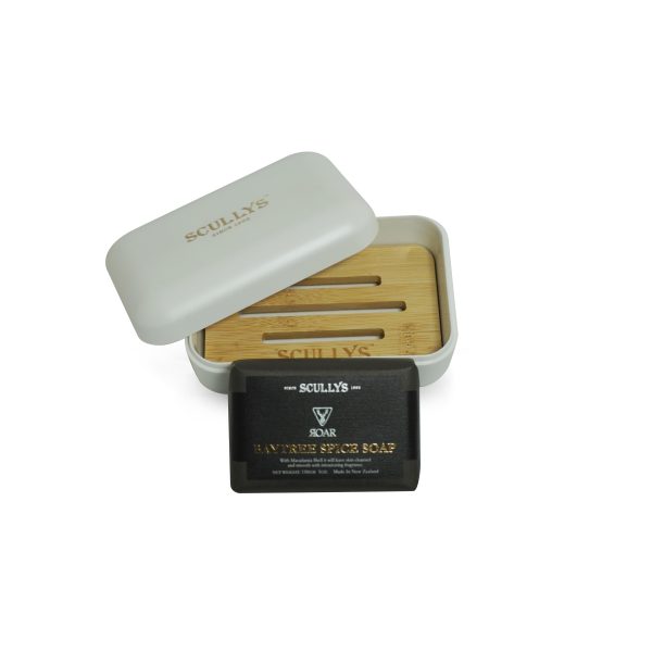 Men's Bay Tree Spice Soap & Dish Set - Image 4