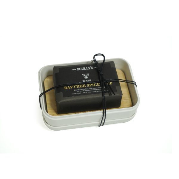 Men's Bay Tree Spice Soap & Dish Set