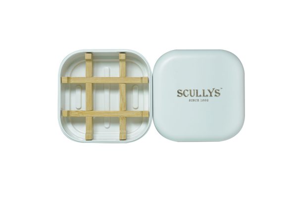 Scullys Biodegradable Bamboo Soap Tray & Holder - Small