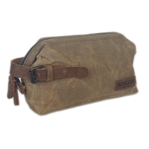 Scullys Waxed Canvas Grooming Bag - Image 2