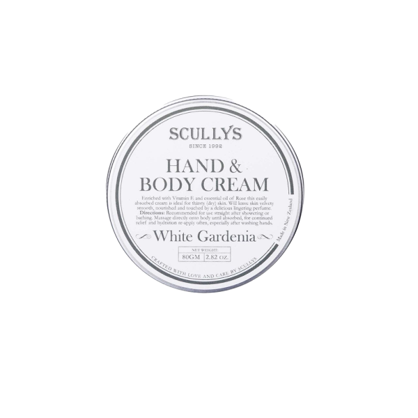 White Gardenia Hand & Body Cream 80g